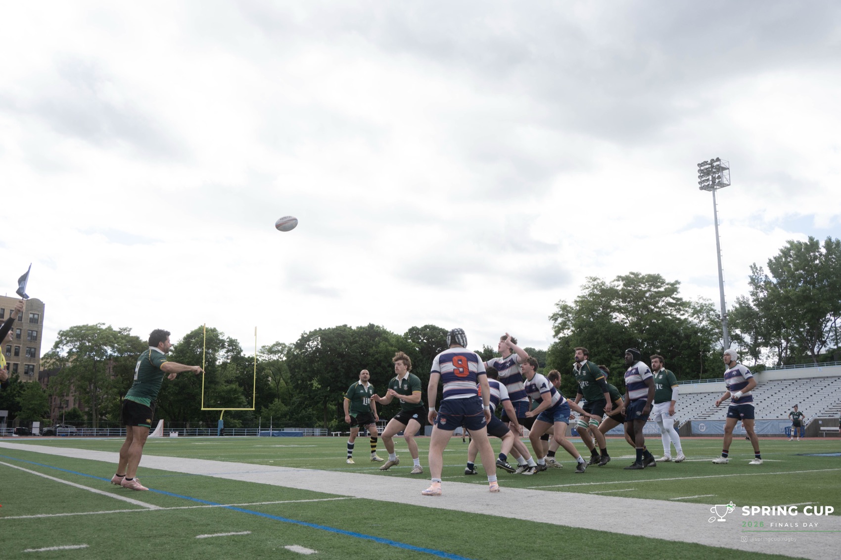 A lineout on finals day